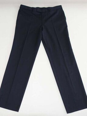 Hugo Boss Men's Pasini2 Movie2 Dress Pants Size 42 NWOT Navy Unfinished Slacks
